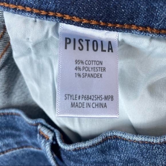 Women’s Pistola Blue Medium Wash Distressed Size 29 - Picture 4 of 6